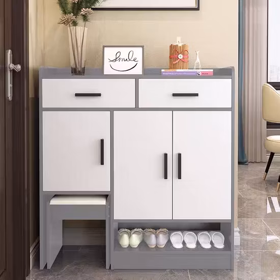 Multifunctional Modern Wooden Shoe Rack Cabinet